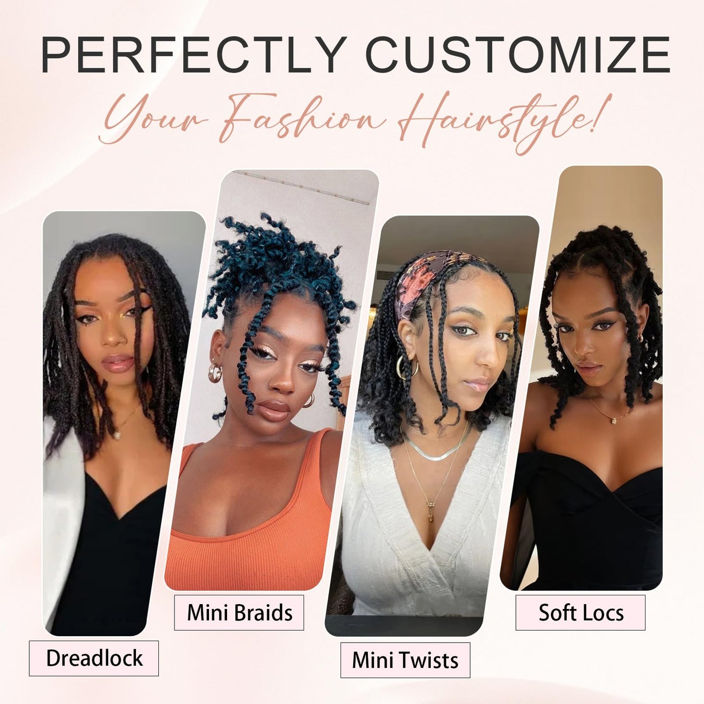 Afro Kinkys Bulk Human Hair 3 Pack 150g,Afro Kinky-Curly Human Hair Bulk Hair Bulk Human Braiding Hair for Dreadlock Extensions Repair Locs,Twist Afro Kinky Twist Extensions (14 Inch,50g/Pack)