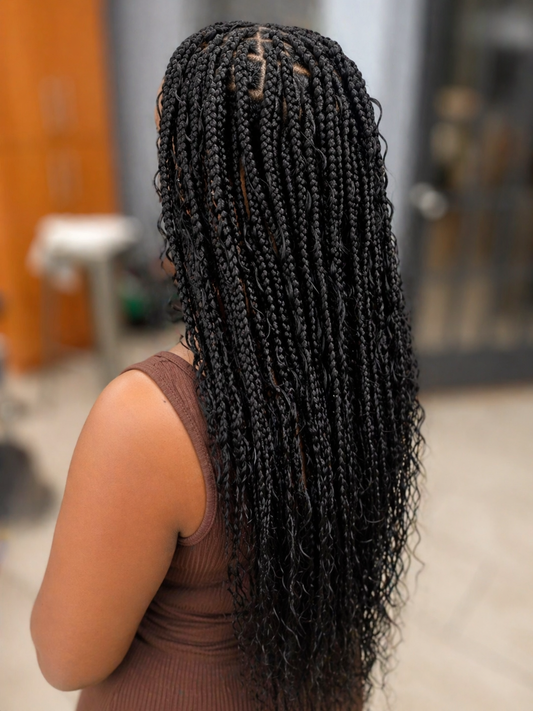Boho Knotless braids