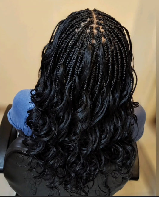 French Curls braids Price depends on size and length