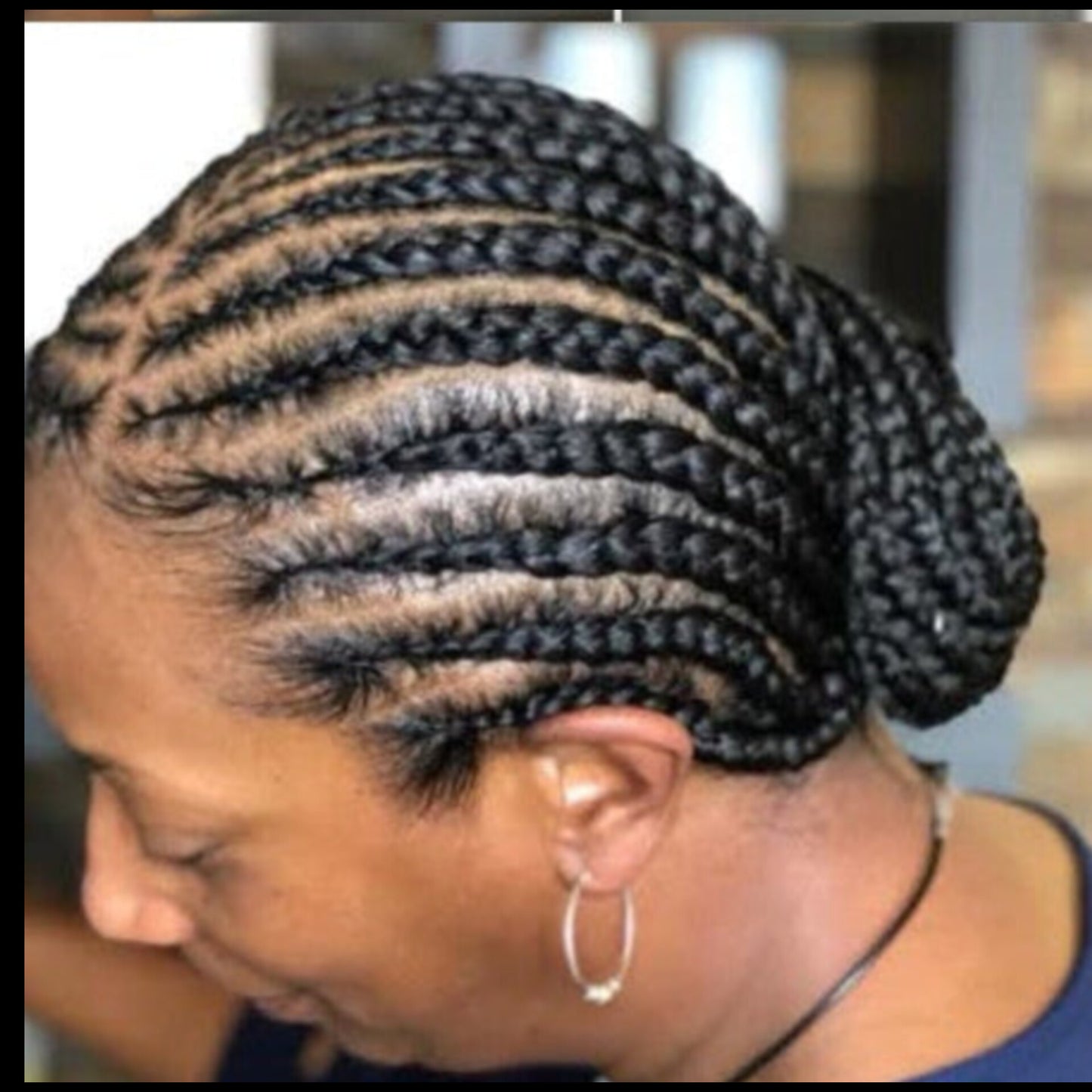 Feed-in-braids/lemonade hairstyle-Hair included